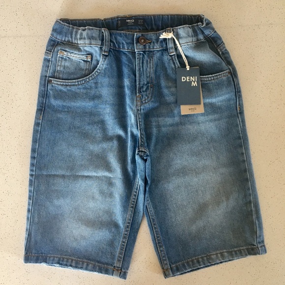 mango denim shorts